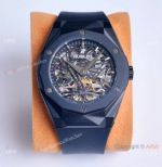 Copy Hublot Classic Fusion Skeleton All Black Watches Automatic